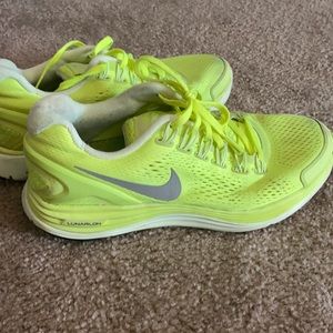 Neon Nike Lunarlon shoes